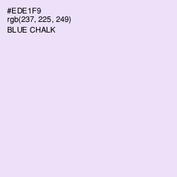 #EDE1F9 - Blue Chalk Color Image